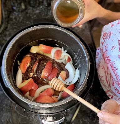 Easy Apple Slow Cooker Pork Loin to cook at Home