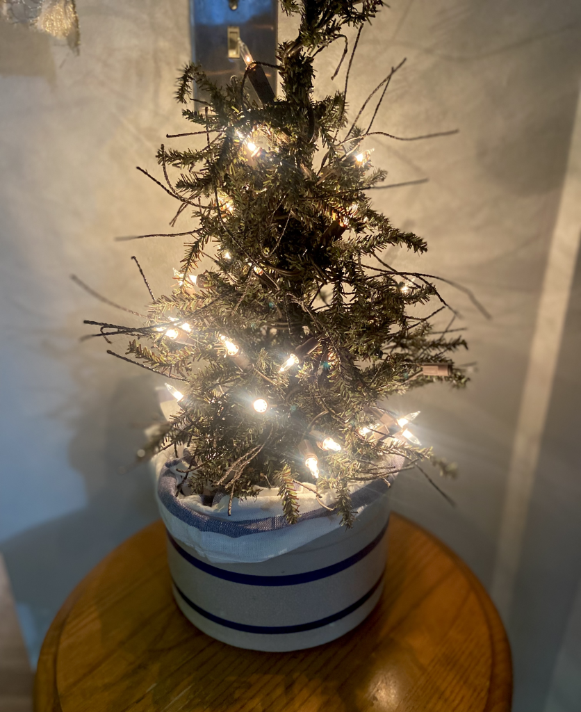 little Christmas Tree in a Crock