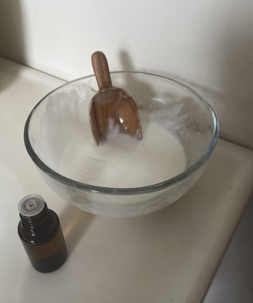 homemade essential oil soap scum cleaner
