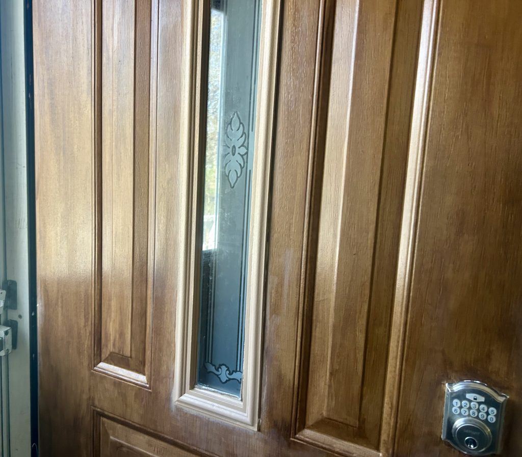 Cheap front door make-over